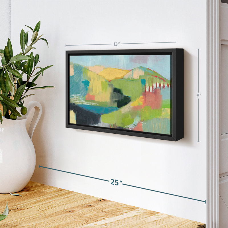Abstrait, "Impression sur toile", H 9 po x l 13 po