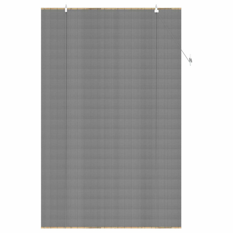 Bamboo Roller Blind, 150 cm W x 220 cm L, Grey