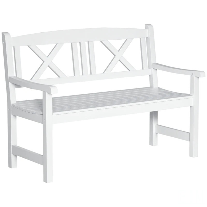 Banc de jardin de style nordique, banc de jardin en bois