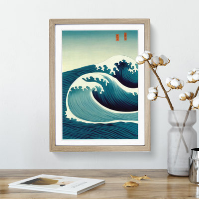 Traditional Japanese Wave No.1 - Single Picture Frame Painting