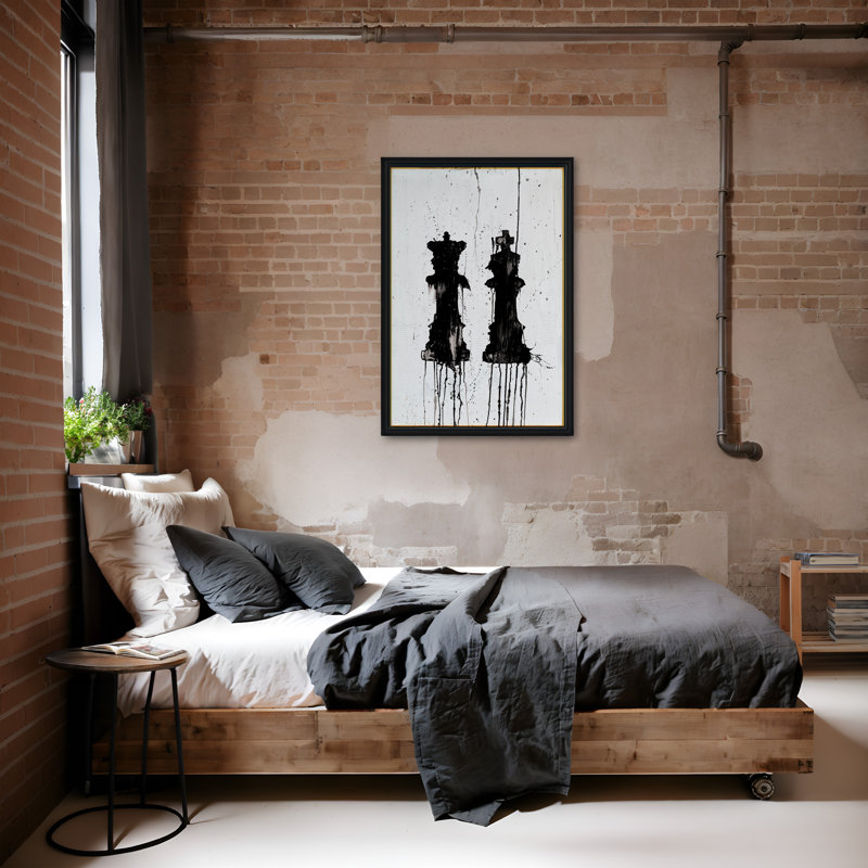 «King + Queen» par Kent Youngstrom, reproduction d'art, H 20 po x l 15 po