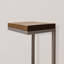 C Shape Rustic Side Table-1085956270
