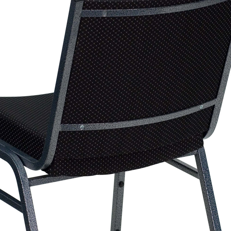 Chaise empilable sans accoudoirs Oliverson, Noir