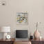 Décoration murale abstraite «Moss Agate I Shadowbox» par Art Remedy, cadre blond, 16 x 16-1419217044-1419217041
