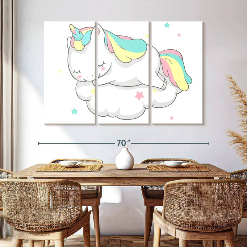 Ashelle Sleepy Unicorn, H 42 po x l 65 po