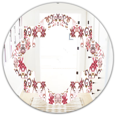 Quatrefoil Ornamental Retro Eclectic Wall Mirror