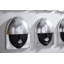 Art mural mode visages grand baiser noir / feuille d'argent