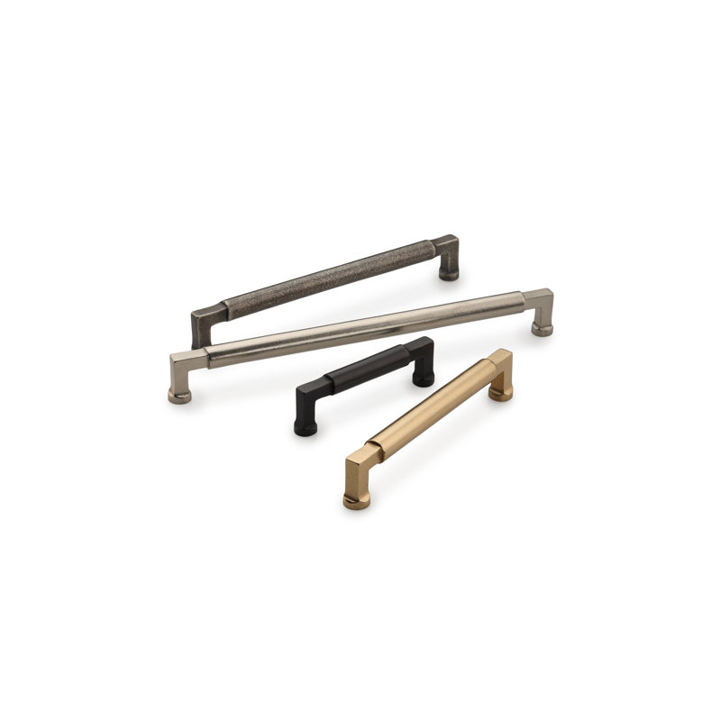 16" White Bronze Modern Cabinet Pull with Mounting Hardware