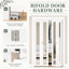 30"x80" bifold door 1 Lite Glass and Solid Core For Closet Doors With Installation BIFOLD DOOR Hardware Kit Idea for interior door option for pantry, bathroom, laundry, living room-94370308-129973577-129973578
