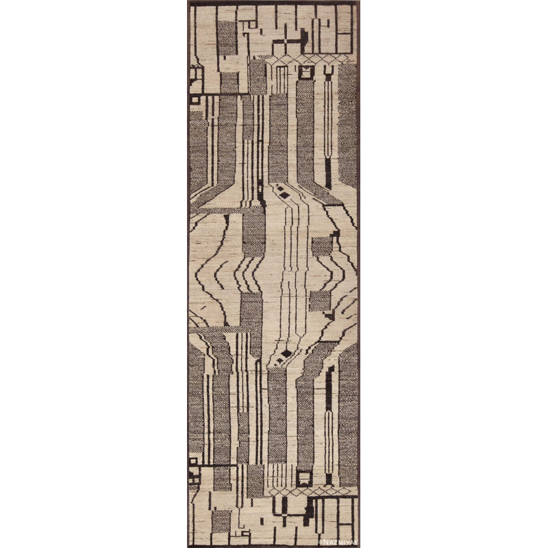 One-of-a-Kind 3' X 9'8" Hand Knotted Area Rug