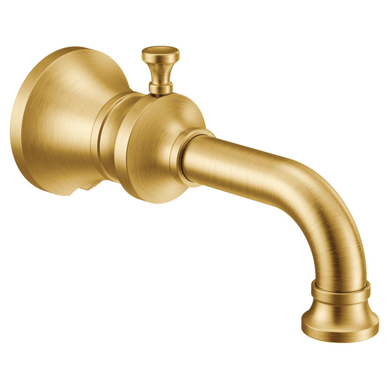 Colinet Wall Mounted Tub Spout, Brushed Gold