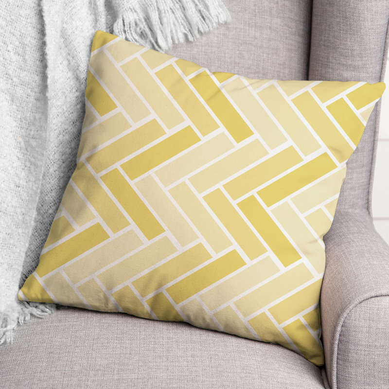  Coussin décoratif intérieur / extérieur, Jaune