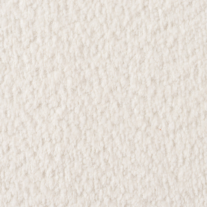 Fauteuil pivotant rembourré Fae, Chenille texturée de neige