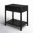 Denzel 1 - Drawer Wooden 22" Nightstand in Black
