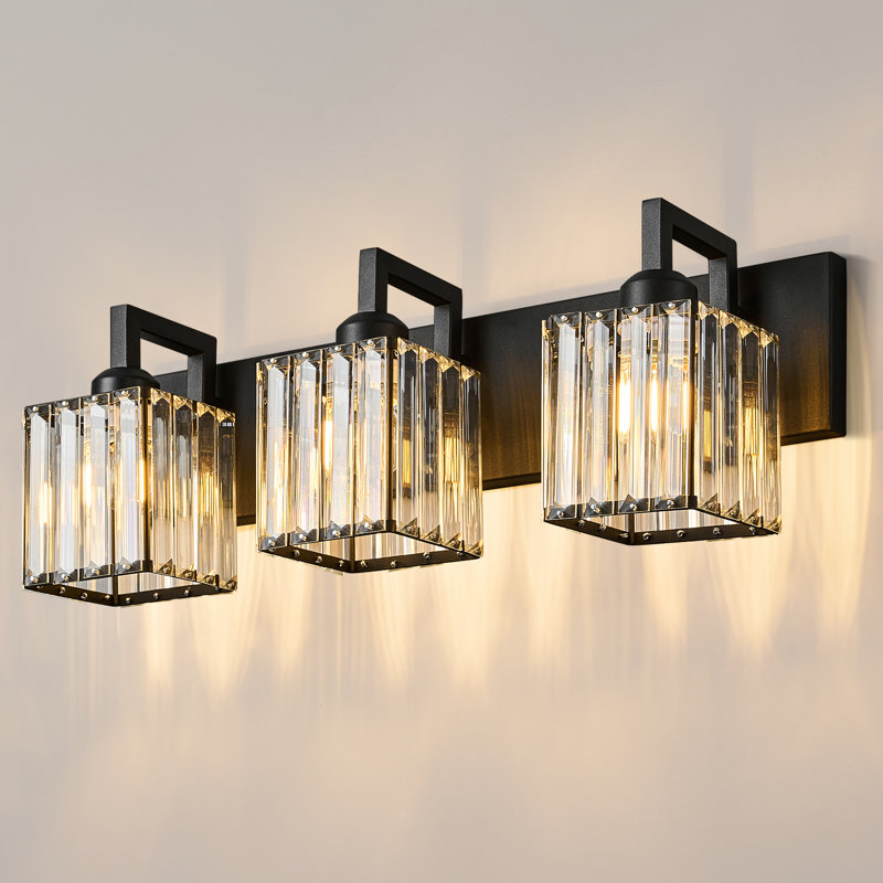 Kyneisha Vanity Light, Black, 3 Lights