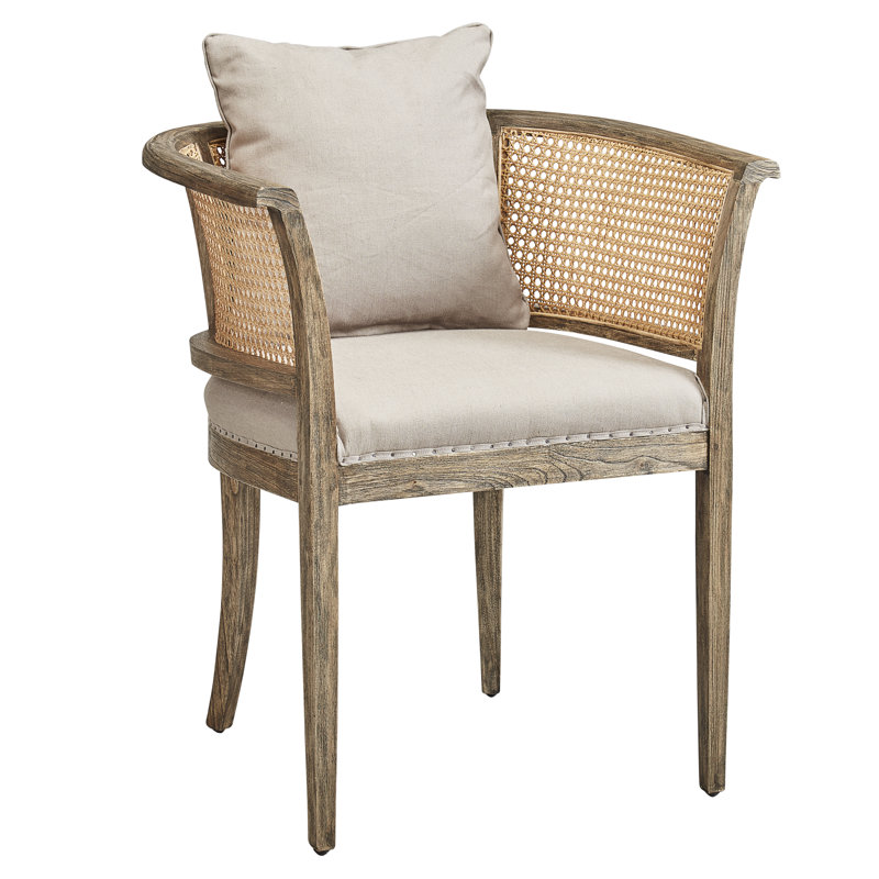 Chesapeake Linen Barrel Chair