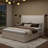 High Headboard Platform Bed Frame Made Of Sherpa-1093416593-1093416594