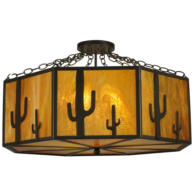 Hillier 8 - Light Semi Flush Mount