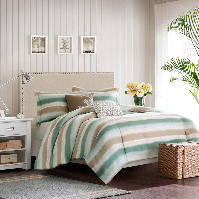 Percy Upholstered Headboard, Beige, Twin