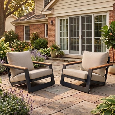 Patio Aluminum Chair Set