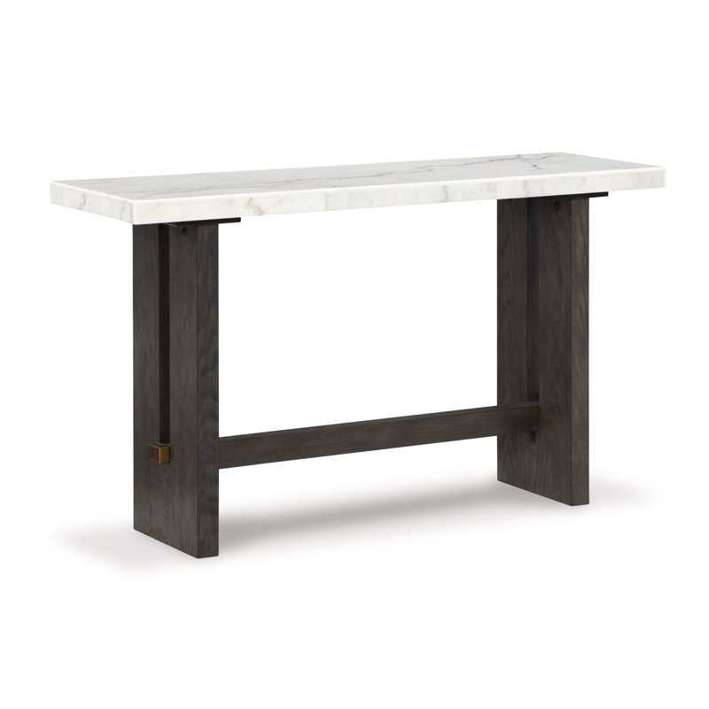 Reylan 47.25'' Glass Top Console Table