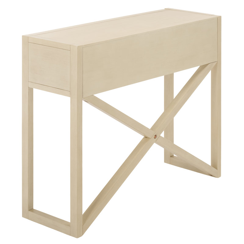 Console 3 tiroirs Sadie, Antique / White