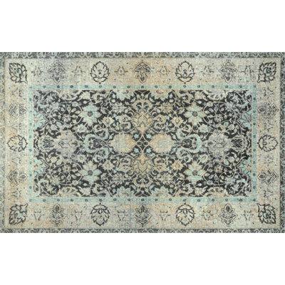 Arvand Non-Slip Floral Doormat