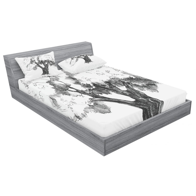 Microfiber Sheet Set, Full Sheet Set with Fitted Sheet