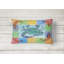 Coussin décoratif intérieur / extérieur bleu / vert Crab Crab
