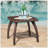 HONOLULU BROWN SIDE TABLE-1096308193