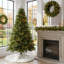 Sapin de Noël artificiel vert 7,5 pi - 680 lumières C3 claires, 10 fonctions avec télécommande-130165709