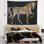 Tapisserie cheval et arc-en-ciel Animal-28483421