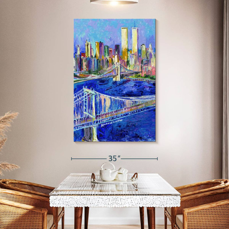 Sirci vibrant New York, H 51 po x l 34 po