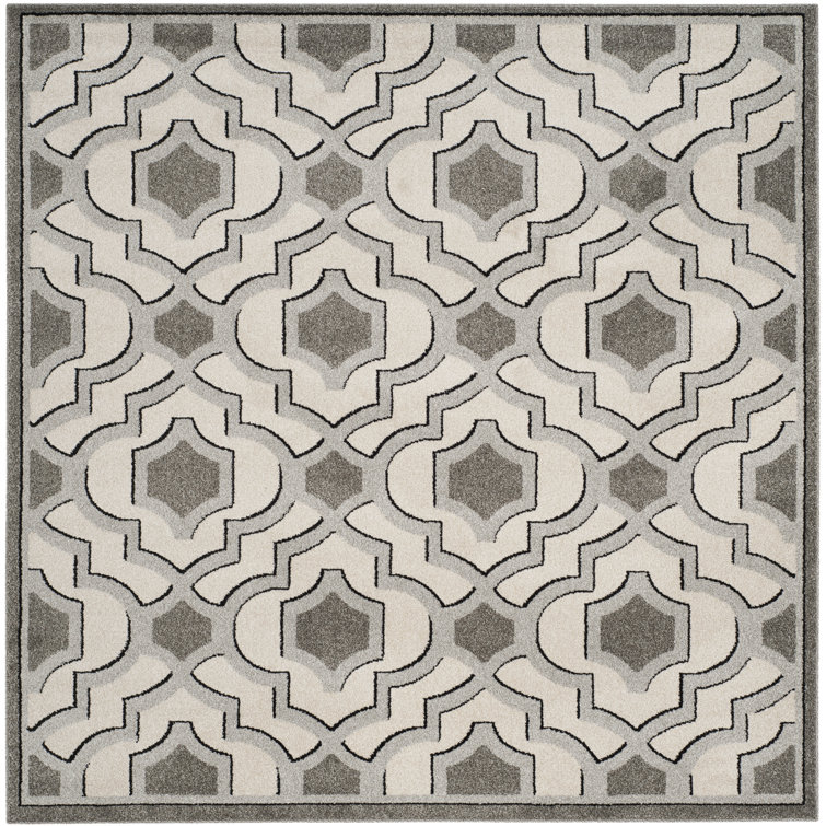 Ammundsen Geometric Ivory/Gray Area Rug