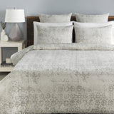 Aneta Modern & Contemporary Cotton Hand Woven Geometric Shapes Duvet Cover Set