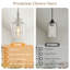 Luminaire suspendu cloche Levona, base E26, 9,8 po de diamètre x H 55,3 po-1369303320