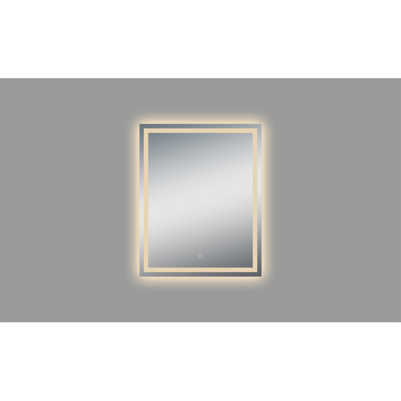 Quiles Flat Wall Mirror, 40" x 31.35"