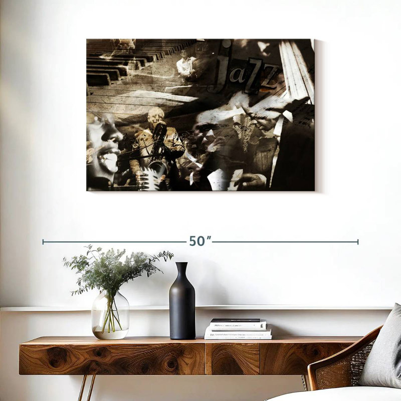 Abarca Collage Jazz, 24" H x 36" W