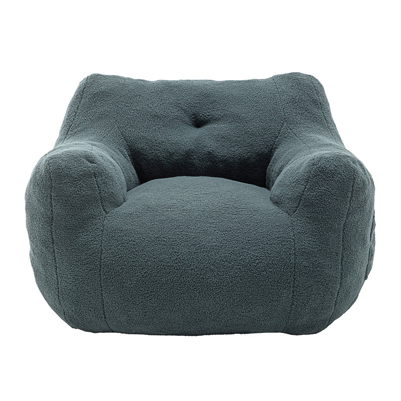 Bean Bag Chair, Light Green Teddy