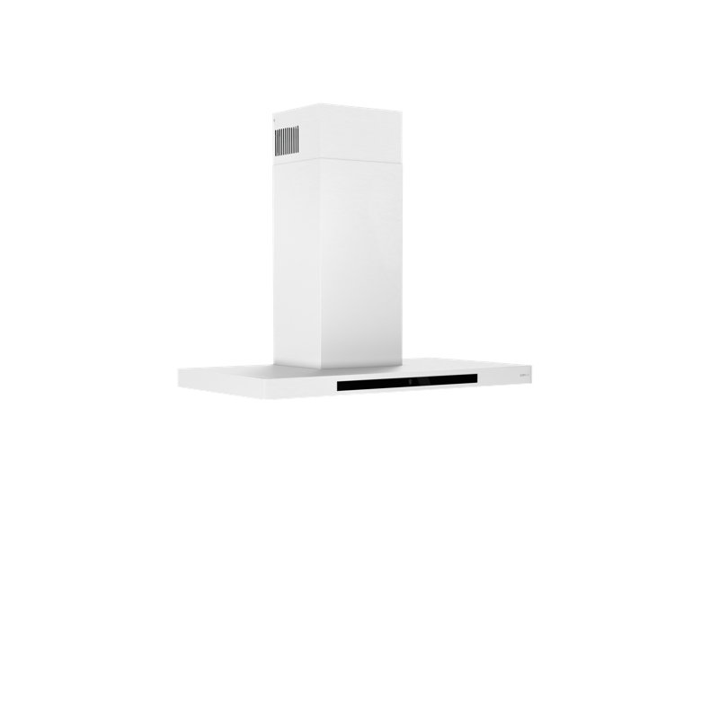 Zephyr Vista 36 in. Shell Only Wall Mount Range Hood with LED Lights in Stainless Steel