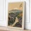 Mountain Over Settlement Japandi - Wrapped Canvas-143406339-143406341