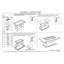 Table basse ARIYA DARK GREY (table incluse seulement)