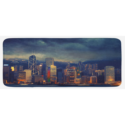 Modern & Contemporary Polyester Kitchen Mat