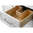 Tiosha 54" Single Bathroom Vanity In White With Engineered Stone Top