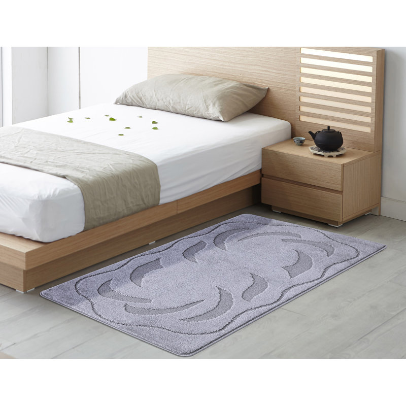 Aramie Non-Slip Indoor Doormat, Dark Grey, 50cm x 80cm