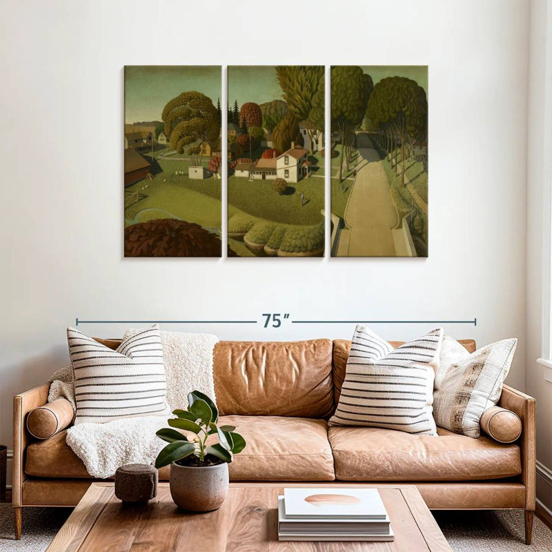 Alvord The Birthplace Of Herbert Hoover, 36" H x 57" W
