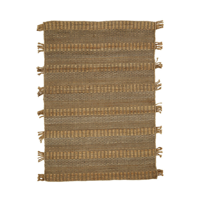 Lykins Striped Hand Woven Area Rug, Rectangle 120 x 180cm