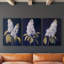 Floral Study Series LX III - Ensemble de toiles tendues avec châssis Premium - Prêt à être accroché-159332274
