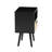 15.75" Rattan End Table With  Drawer And Solid Wood Legs, Modern Nightstand, Side Table For Living Room, Bedroom-445435543