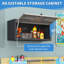 Armoire de rangement en métal robuste pour outils